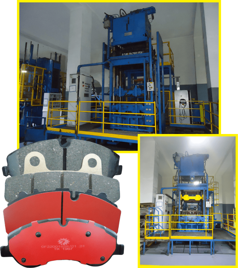Fabrication de plaquettes de frein Maroc
